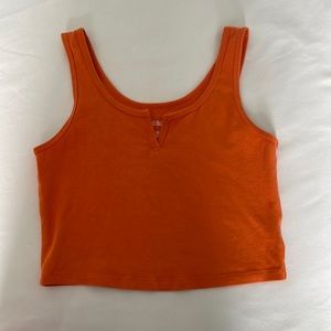 Orange tank top